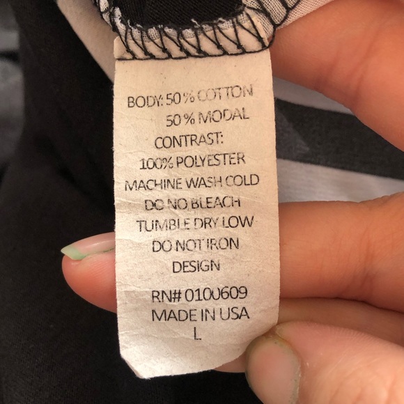 Lyric Culture Hi-Lo Sheer Striped Back Blondie Graphic Band Tee - Picture 7 of 10